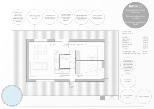 Minicasa Pasiva Basic 55 55569