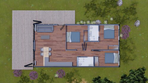 Minicasa Kube 3 55719