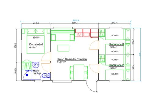 Mobile Home Nidify Serie E Modelo 863 56661