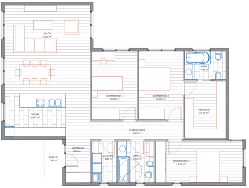 Casa Modular modelo 147A 54214