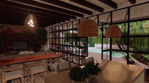 Cabaña de Madera Modelo Cubo 3 54060