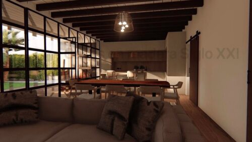 Cabaña de Madera Modelo Cubo 3 54061