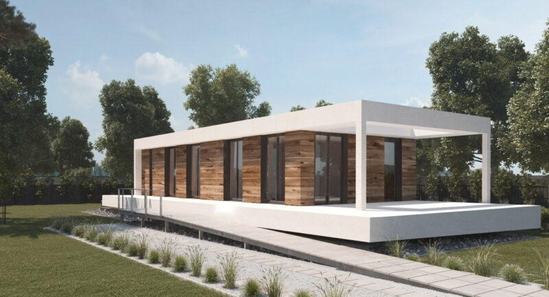 Vivienda Modular Natura Nero 115 4 dormitorios