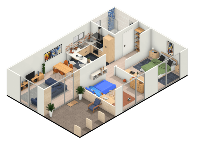 Vivienda Modular Gama Comfort Modelo 202 53828