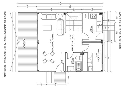 Casa de Madera Natura Blu 102 Dúplex 54083