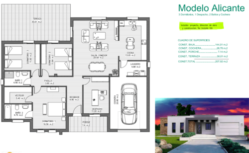 Casa Pasiva Diseño Alicante 54005