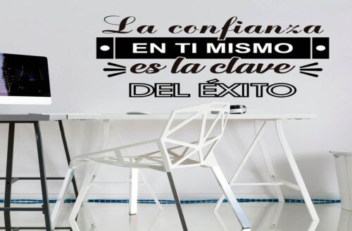 Cómo Decorar tu Espacio de Trabajo con Frases Motivadoras en Vinilo 44879